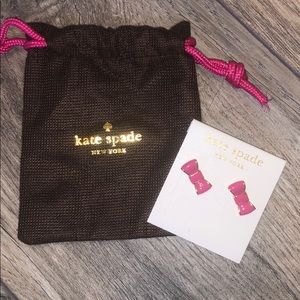 Kate spade bow earrings